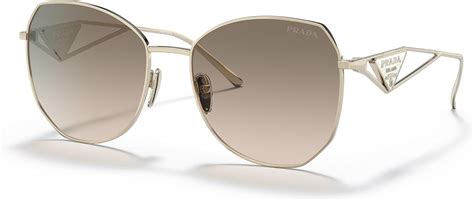 Prada PR 57YS Pale Gold/Brown Shaded 57/18/140 .